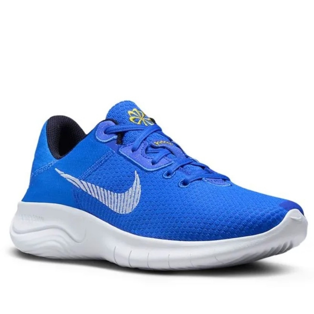 Nike Flex Experience 11 Royal Blue White Yellow Sneaker Trainers Men 8.5   8 1/2